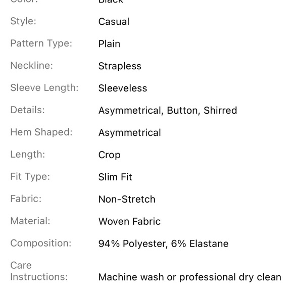 New Tube top - Picture 3 of 3